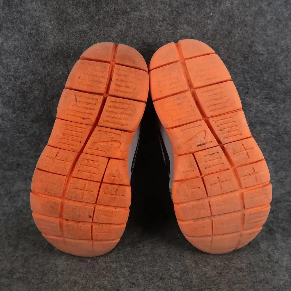 Nike Shoes Kids 10C Athletic Trainer Free 5 Sneakers Casual Easy On Grey Orange - Picture 10 of 12